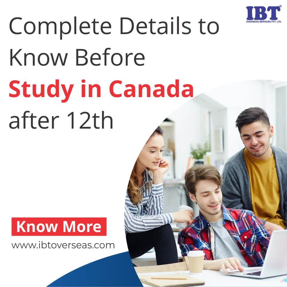 Canada Study Visa After 12th